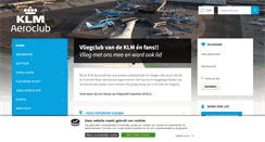 Desktop Screenshot of klmaeroclub.com