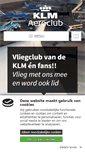 Mobile Screenshot of klmaeroclub.com
